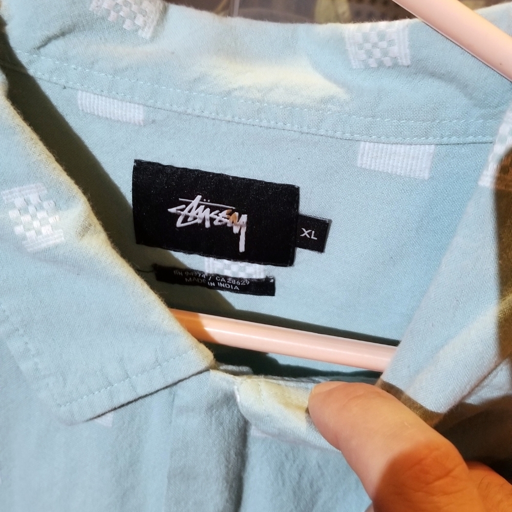 Stussy Short sleeve button down XL